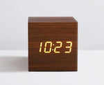 New Qualified Digital Wooden LED Alarm Clock