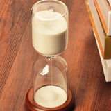 Exquisite white sand hourglass